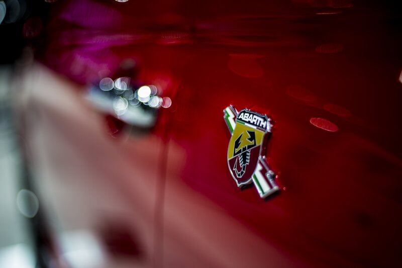 Abarth Car Emblem — Red