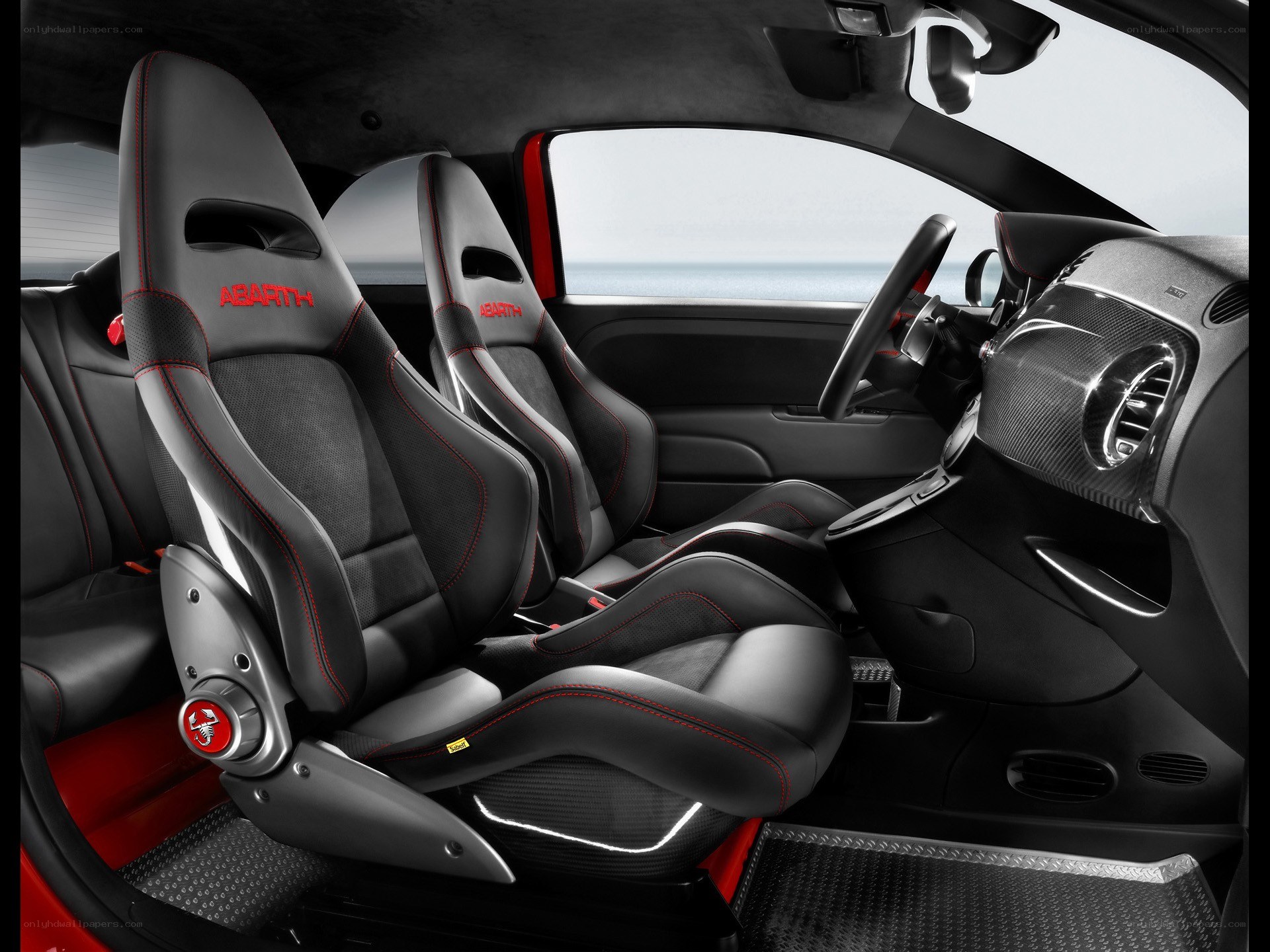 Abarth car interior