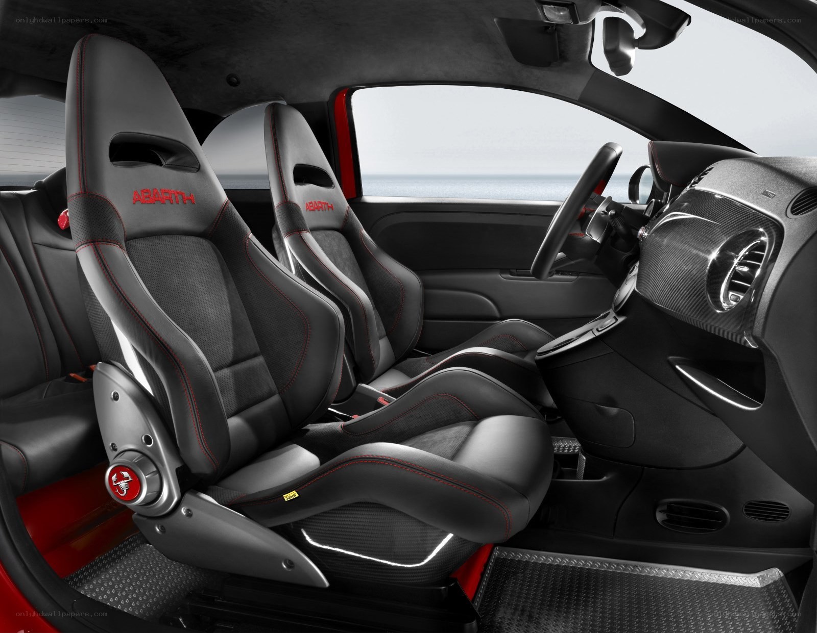 Abarth car interior