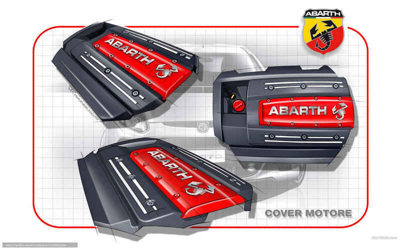 Abarth engine cover designs