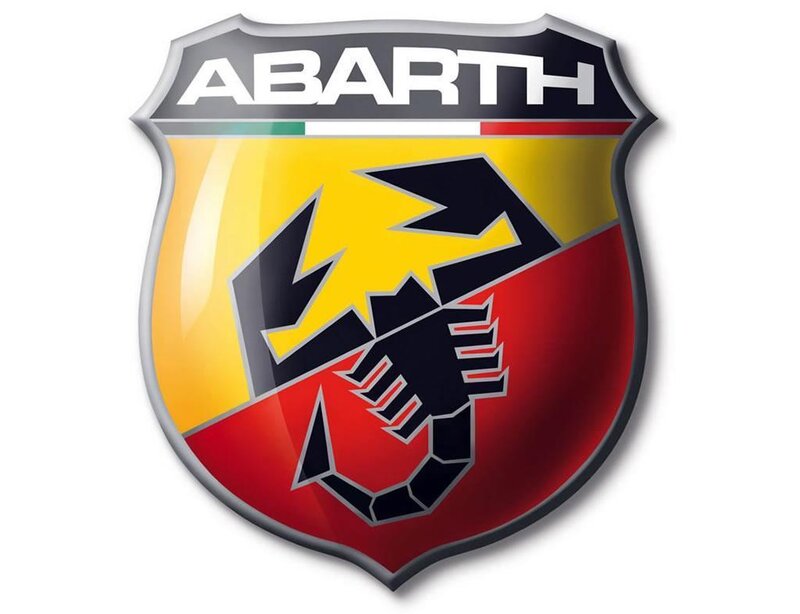 Abarth logo with scorpion emblem