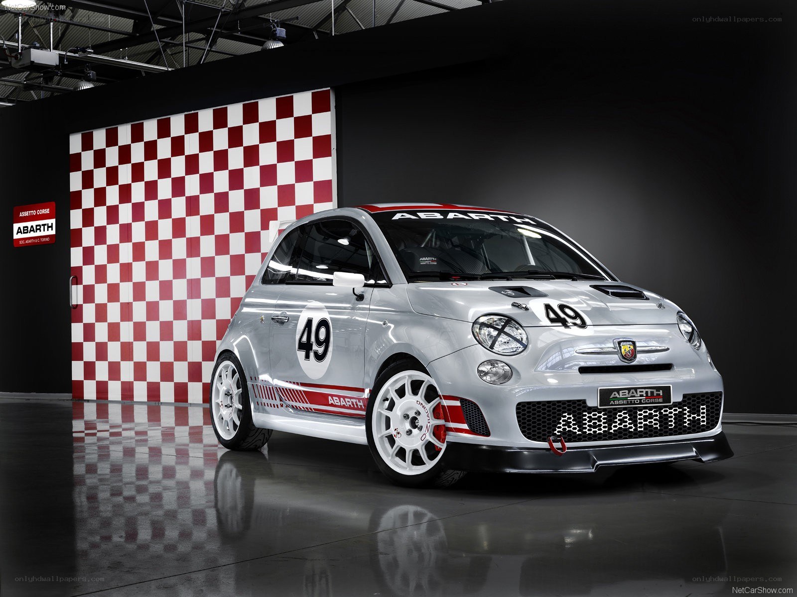 Abarth race car display