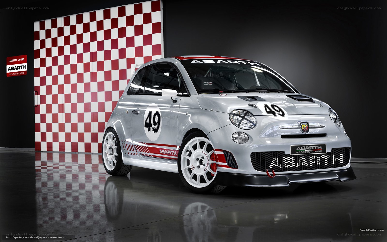 Abarth race car display