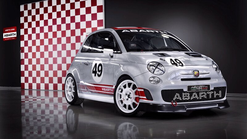Abarth race car on display