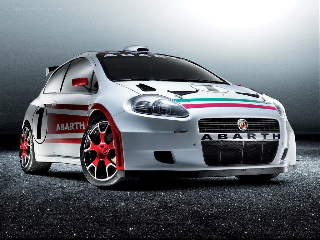 Abarth rally car