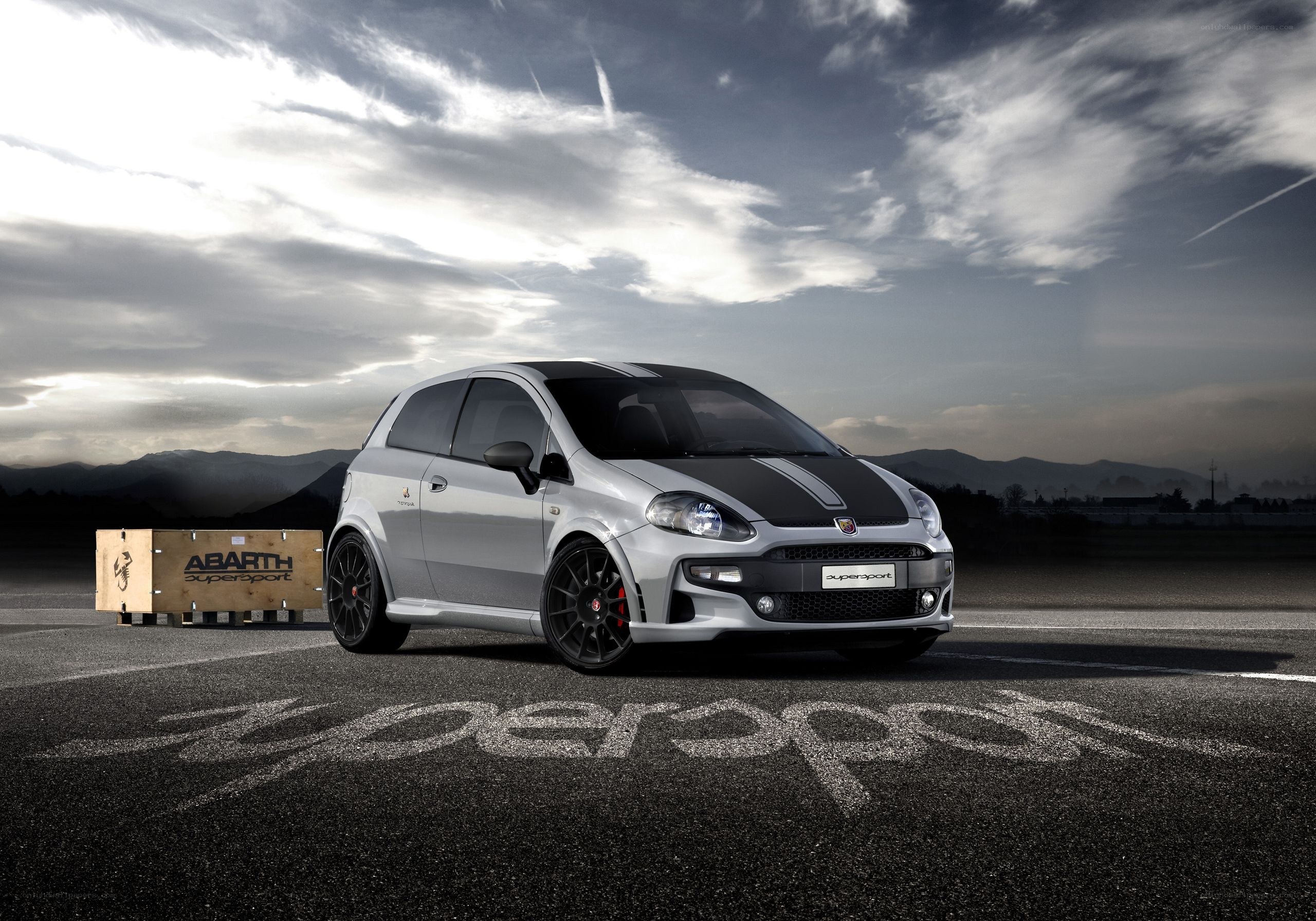 Abarth Supersport car on track