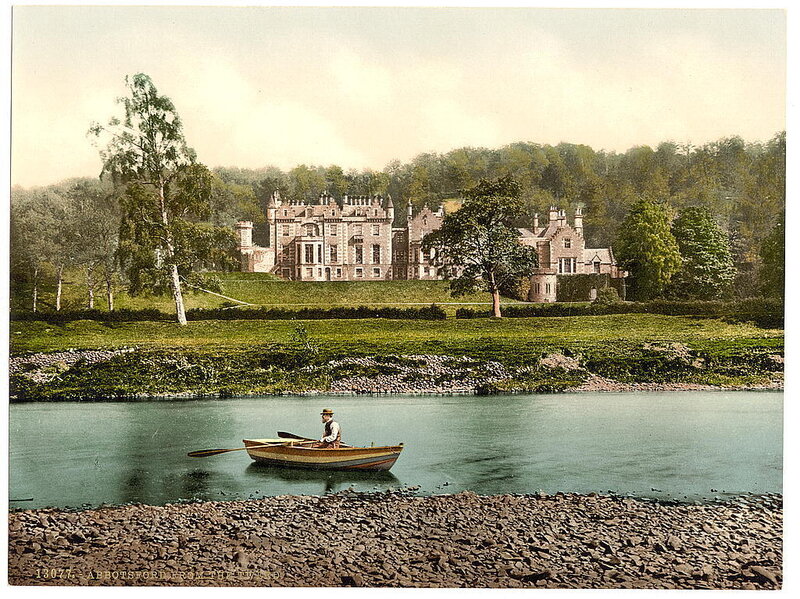 Abbotsford from the Tweed