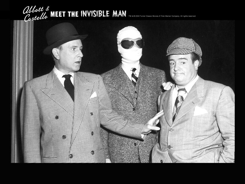 Abbott and Costello with Invisible Man