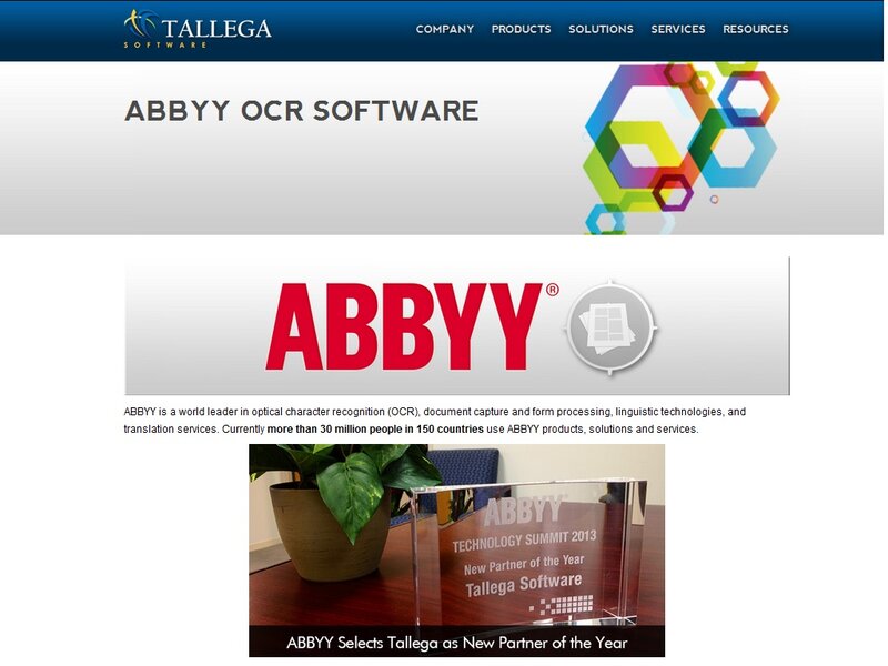 Abbyy Award Plaque