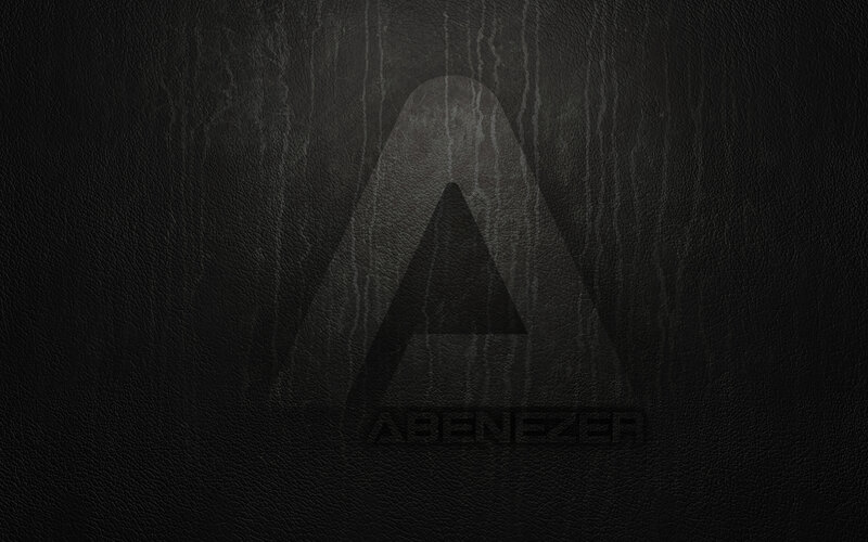 Abenezzer Logo on Leather