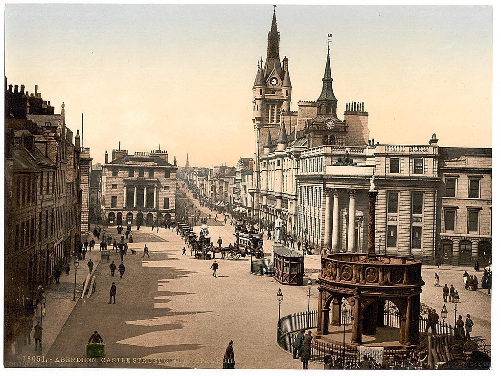 Aberdeen Castle Street scene