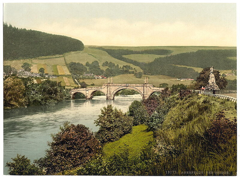 Aberfeldy Bridge landscape