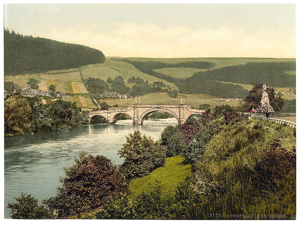 Aberfeldy Bridge landscape
