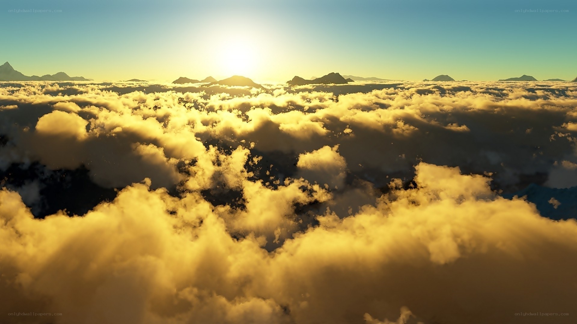 Above the Clouds at Sunrise