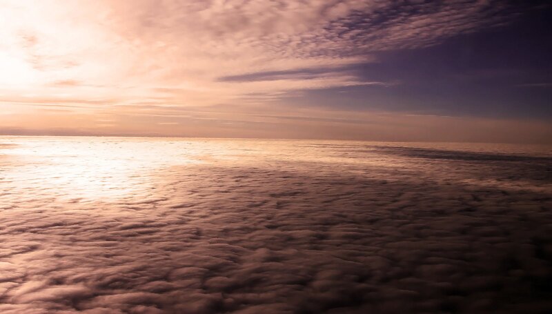 Above the Clouds at Sunset