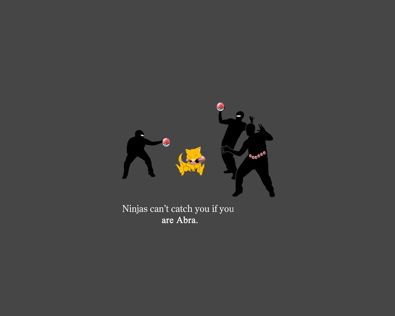 Abra Being Chased
