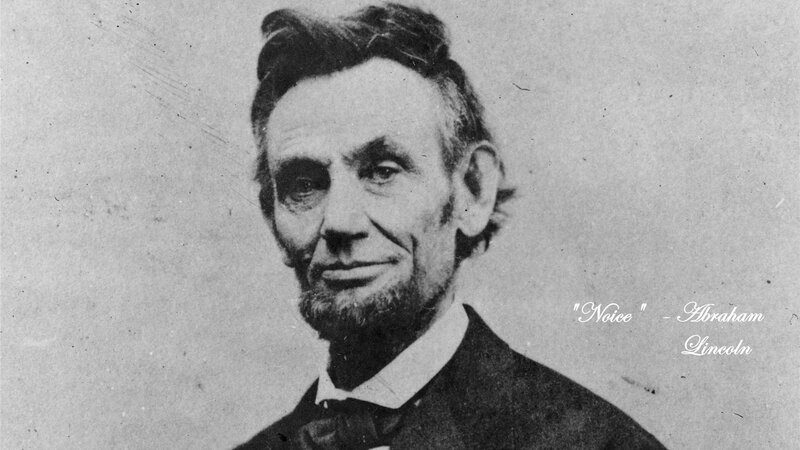 Abraham Lincoln Portrait — Black