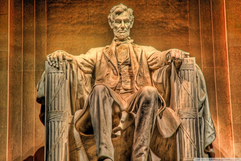 Abraham Lincoln Statue — Brown