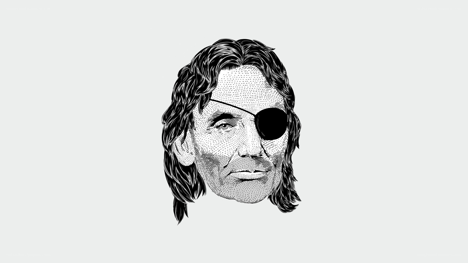 Abraham Lincoln with eye patch