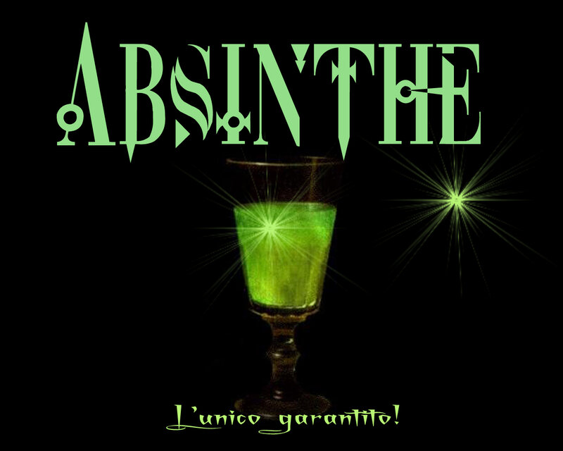 Absinthe drink advertisement