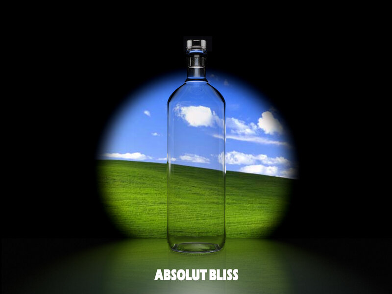 Absolut Bliss bottle