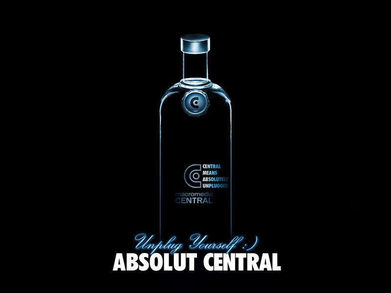 Absolut Central advertisement