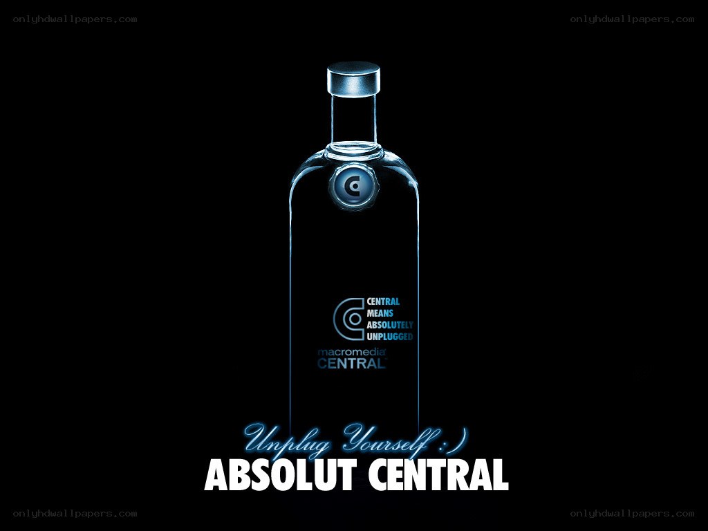 Absolut Central advertisement