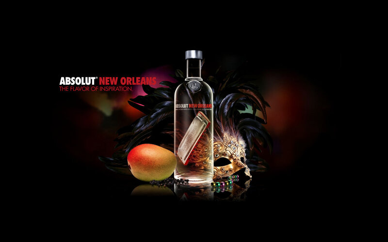 Absolut New Orleans bottle