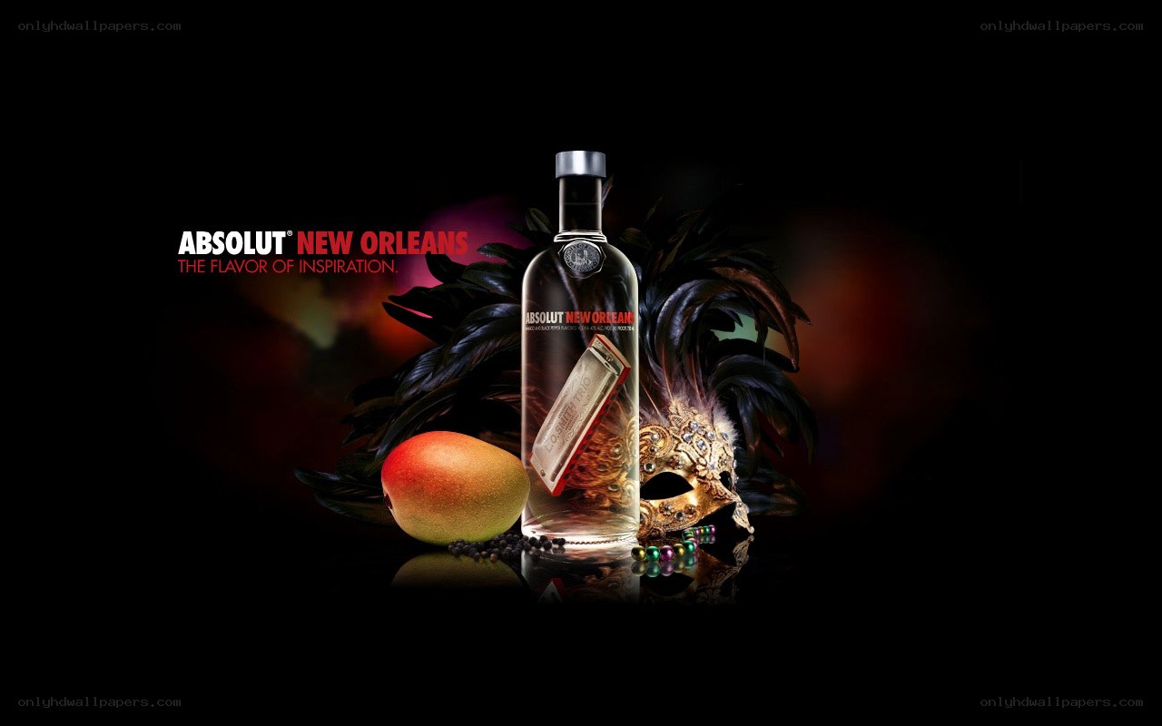 Absolut New Orleans bottle