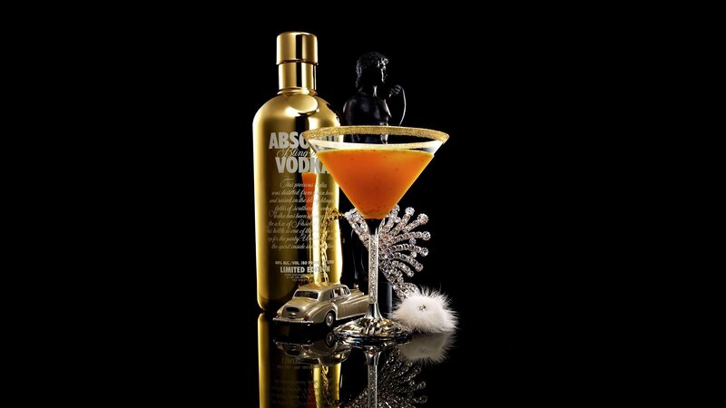 Absolut Vodka and cocktail