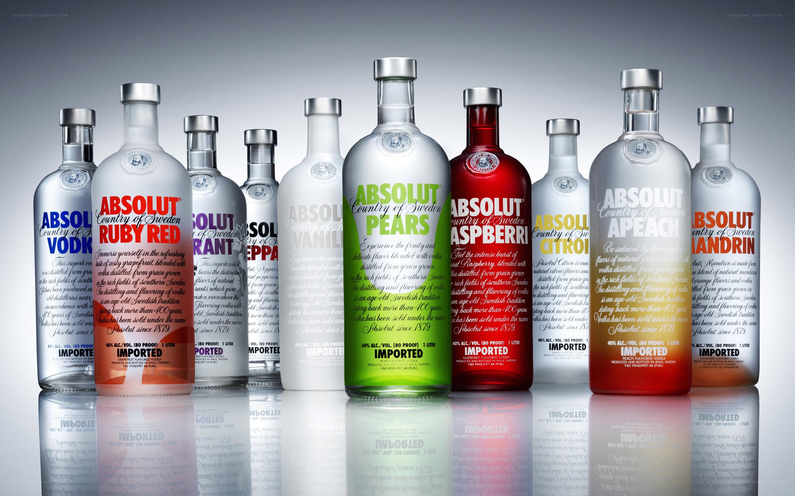 Absolut Vodka Flavor Collection