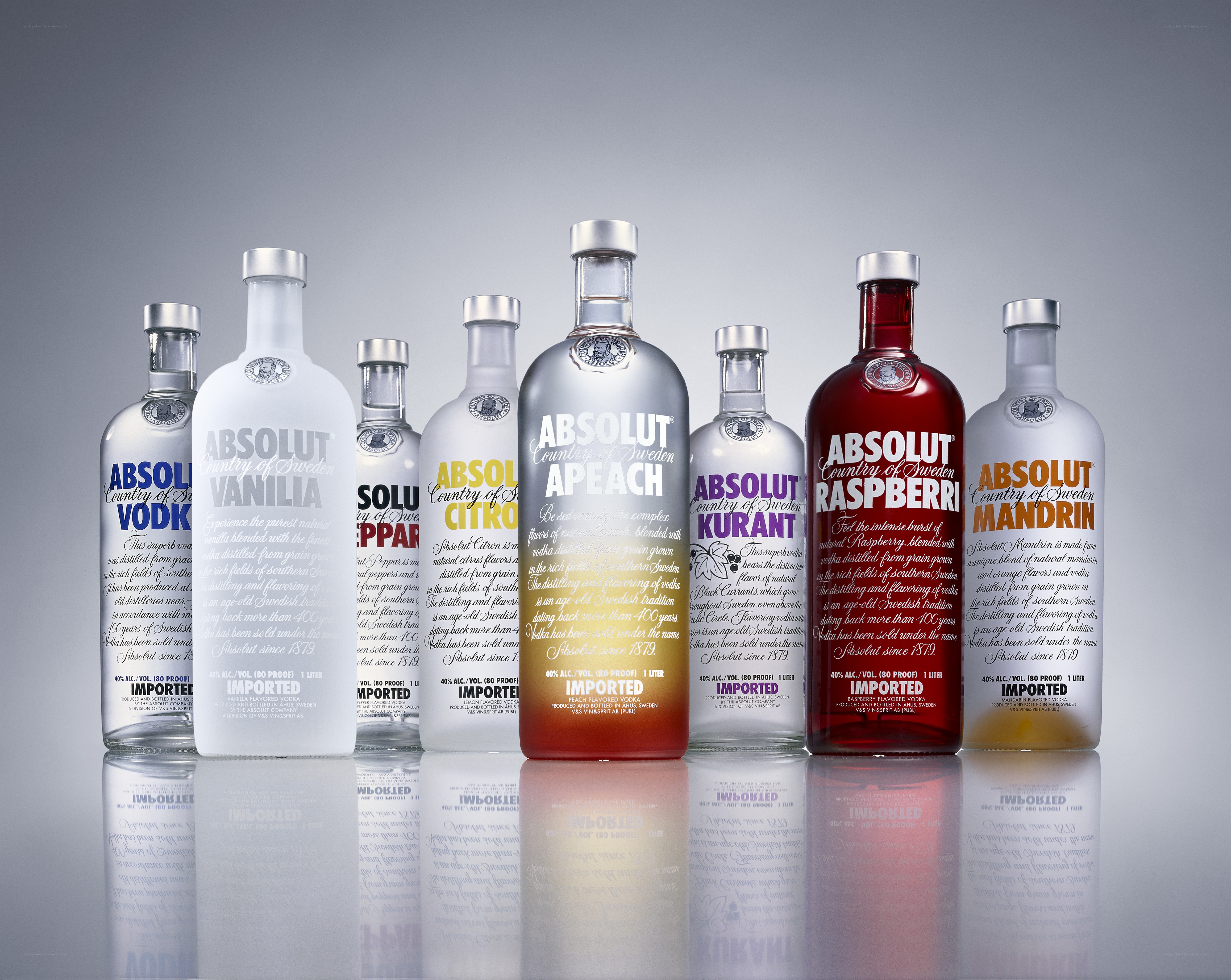 Absolut Vodka Flavor Collection