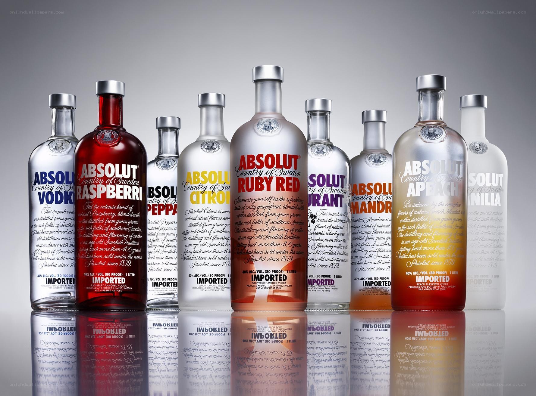Absolut Vodka Flavor Collection