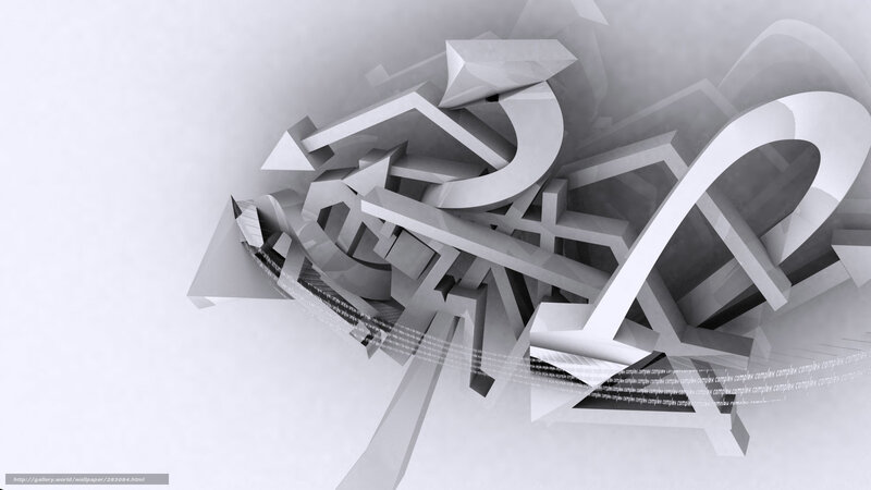 abstract 3d geometric design