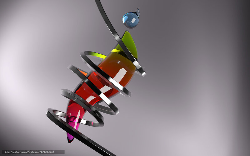 Abstract 3D Spiral Design