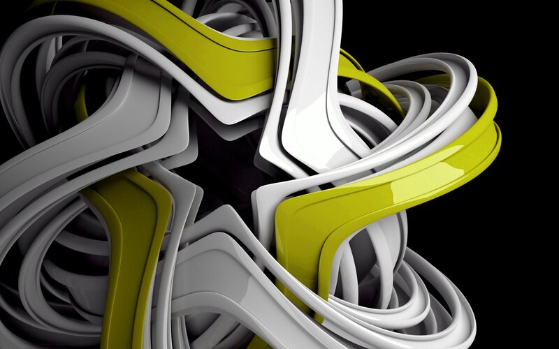 Abstract 3D swirl design