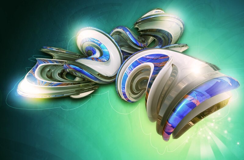 Abstract 3d Swirls