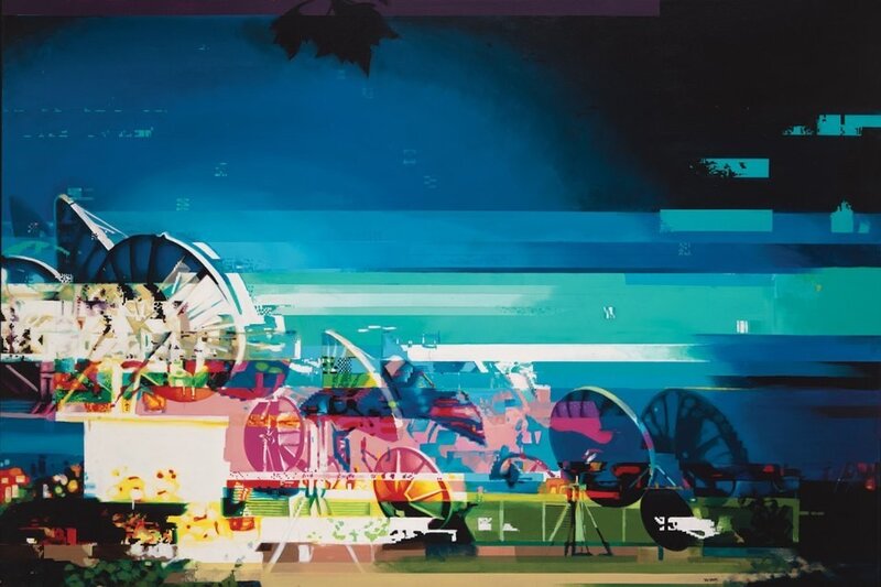 Abstract Amusement Park