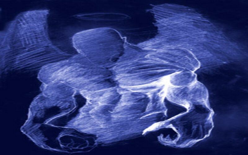 Abstract Angel Figure
