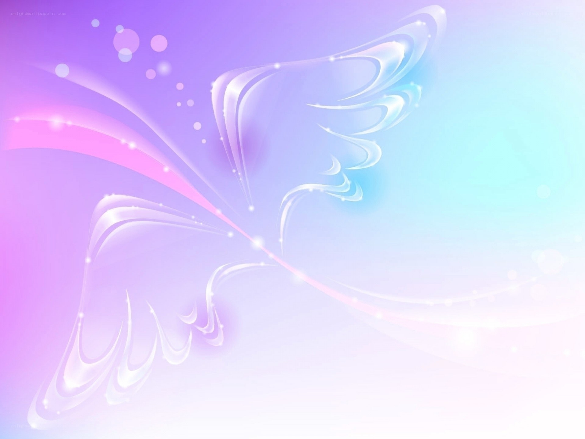 Abstract angel wings background