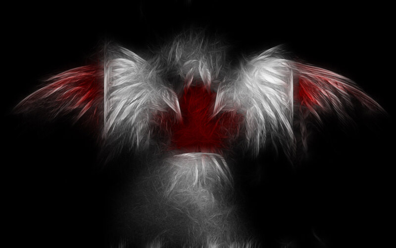 Abstract Angel Wings