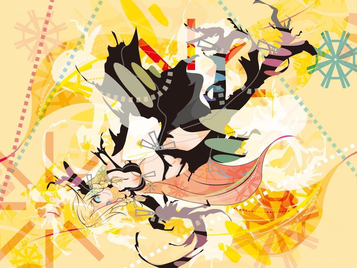 abstract anime character art