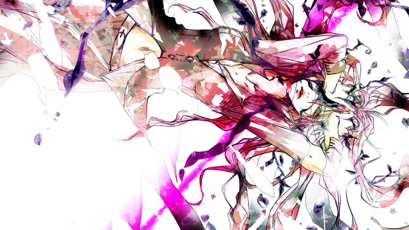 abstract anime character art