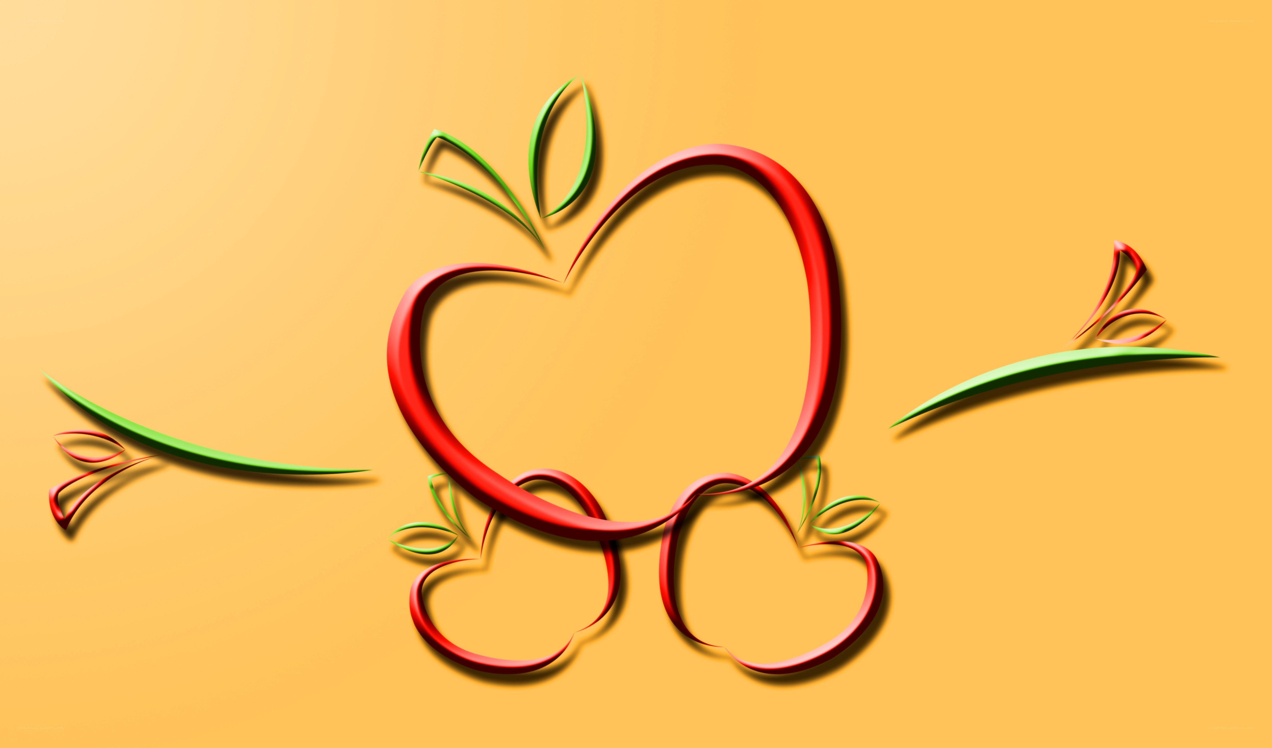 abstract apple design