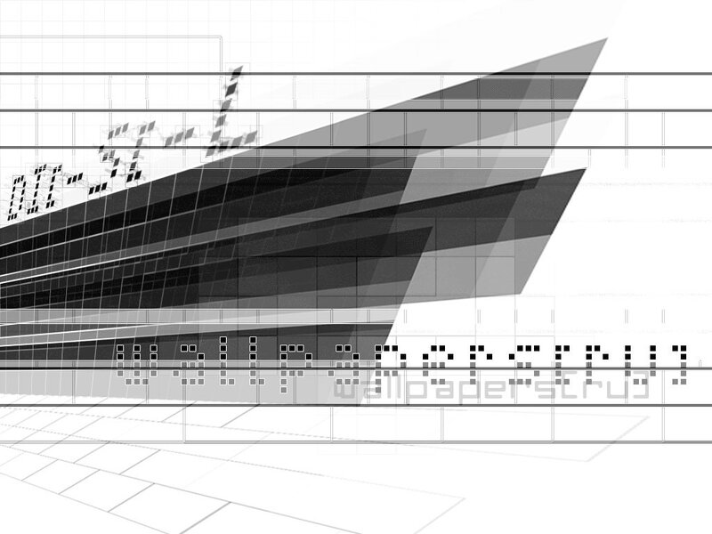 Abstract Architectural Design — Black