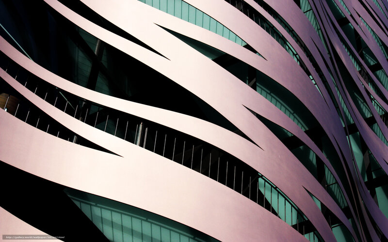 Abstract architectural facade