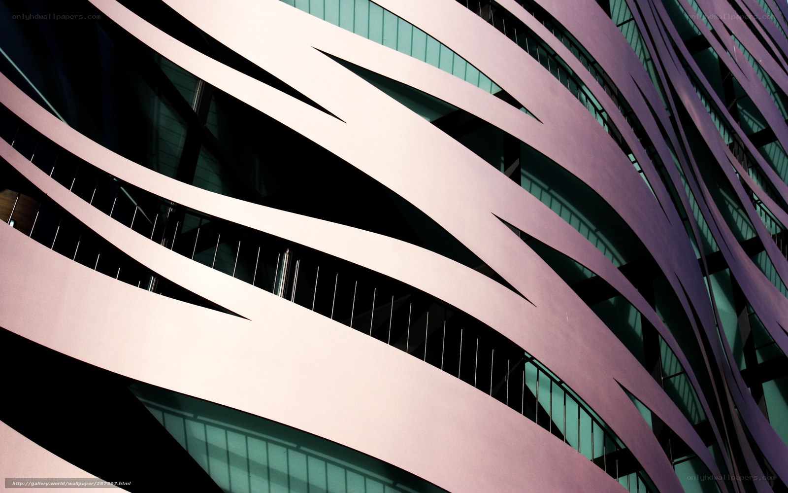 Abstract architectural facade