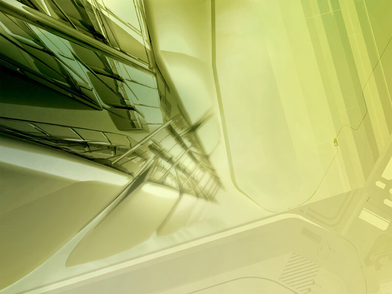 Abstract Architectural Structure — Yellow