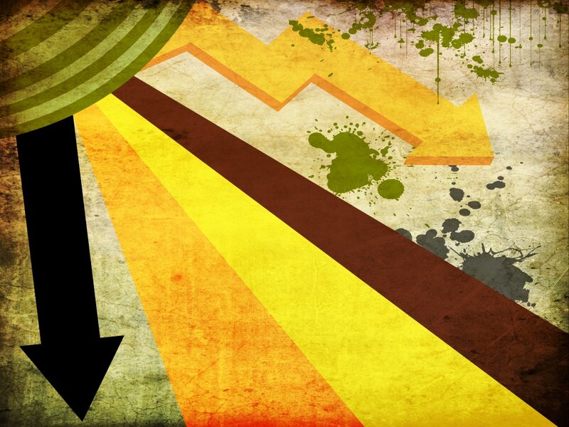Abstract Arrow Design — Yellow