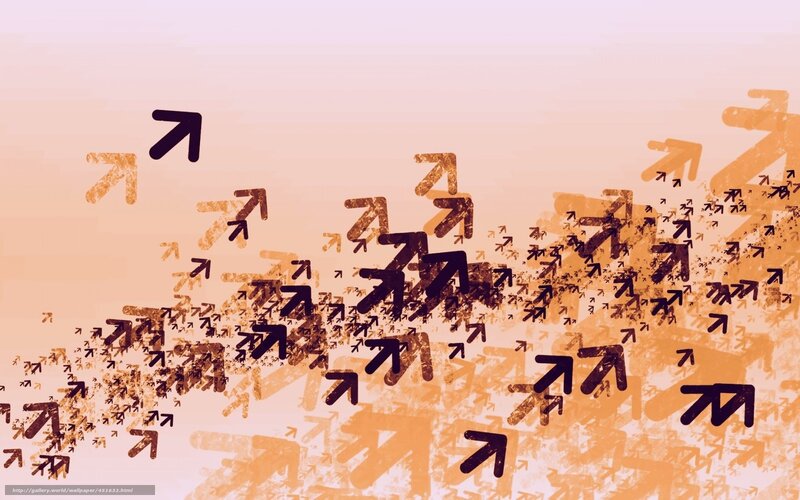 Abstract Arrow Pattern — Orange, Dynamic